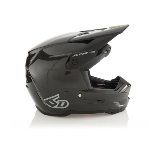 6D HELMETS KASK CROSS/ENDURO ATR-3 SOLID GLOSS BLACK KOLOR CZARNY/SZARY ROZMIAR S 6D HELMETS