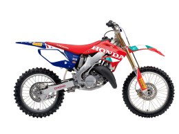 BLACKBIRD KOMPLET NAKLEJEK (OKLEIN) HONDA CR 125R '00-'07, CR 250R '02-'07 REPLICA TEAM HRC 25 HONDA BLACKBIRD