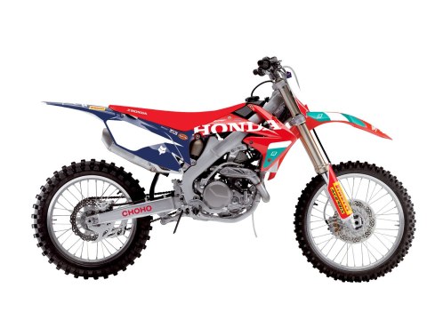 BLACKBIRD KOMPLET NAKLEJEK (OKLEIN) HONDA CRF 250R '10-'13; CRF 450R '09-'12 REPLICA TEAM HRC 25 HONDA BLACKBIRD