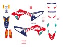 BLACKBIRD KOMPLET NAKLEJEK (OKLEIN) HONDA CRF 250R '22-'24, CRF 450R '21-'24 REPLICA TEAM HRC 25 HONDA BLACKBIRD