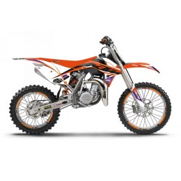 BLACKBIRD KOMPLET NAKLEJEK (OKLEIN) KTM SX 85 '13-'17 DREAM 5 CHROME FMX KOLOR POMARAŃCZOWY CZARNY BLACKBIRD