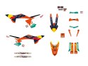 BLACKBIRD KOMPLET NAKLEJEK (OKLEIN) KTM SX/SX-F '25-'26 REPLICA TEAM KTM FACTORY MXGP 26 BLACKBIRD