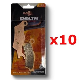 DELTA BRAKING KLOCKI HAMULCOWE PAKIET 10 SZTUK KH307 YAMAHA YFM TYŁ - ZASTĘPUJĄ DB2400MX-D ORAZ DB2400QD-D (ZESTAW 10 KOMPLETÓW) DELTA BRAKING