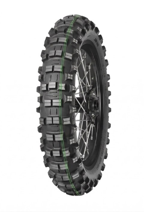 MITAS OPONA 140/80-18 TERRA FORCE-EF SUPER SOFT 70M TT (PODWÓJNY ZIELONY PASEK) TYŁ DOT 11/2026 (zamiennik:70000198) (460072) MITAS