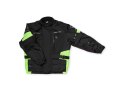MODEKA KURTKA TEKSTYLNA DŁUGA TAREX II KIDS (DZIĘCIĘCA/JUNIOR) KOLOR CZARNY/NEONOWY (ZIELONY FLUO) ROZMIAR 140 MODEKA