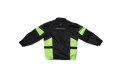 MODEKA KURTKA TEKSTYLNA DŁUGA TAREX II KIDS (DZIĘCIĘCA/JUNIOR) KOLOR CZARNY/NEONOWY (ZIELONY FLUO) ROZMIAR 164 MODEKA