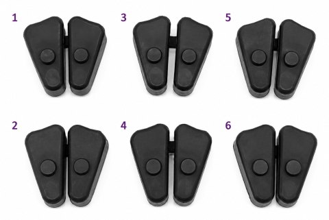 BIKETEC KOMPLET GUM ZABIERAKA HONDA CBR 600 F4/CBR 600RR/CBR 929/CBR 954/CBR 1000RR/VTR 1000 , 06410-MCF-000 BIKETEC OM