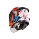 CABERG KASK OTWARTY JET OTWARTY FLYON II KOI BIAŁY/CZERWONY/POMARAŃCZOWY/NIEBIESKI ROZMIAR L CABERG