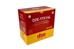 DZE AKUMULATOR ŻELOWY YTX14L 12V 12AH 200A 150X87X146 BEZOBSŁUGOWY - ZALANY (12) DZE ELEKTRYKA