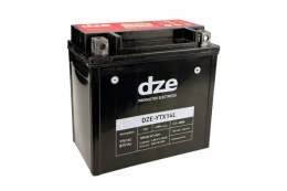 DZE AKUMULATOR ŻELOWY YTX14L 12V 12AH 200A 150X87X146 BEZOBSŁUGOWY - ZALANY (12) DZE ELEKTRYKA
