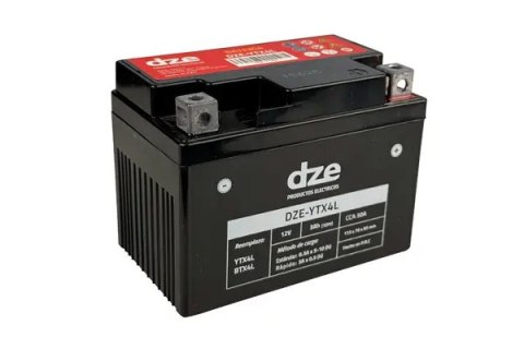 DZE AKUMULATOR ŻELOWY YTX4L 12V 3AH 50A 113X70X85 BEZOBSŁUGOWY - ZALANY (12) DZE ELEKTRYKA
