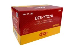 DZE AKUMULATOR ŻELOWY YTX7A 12V 6AH 105A 150X87X94 BEZOBSŁUGOWY - ZALANY (12) DZE ELEKTRYKA