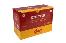 DZE AKUMULATOR ŻELOWY YT9B 12V 8AH 130A 150X70X105 BEZOBSŁUGOWY - ZALANY (12) DZE ELEKTRYKA