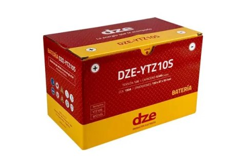 DZE AKUMULATOR ŻELOWY YTZ10S 12V 8.6AH 190A 150X87X93 BEZOBSŁUGOWY - ZALANY (12) DZE ELEKTRYKA