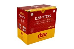 DZE AKUMULATOR ŻELOWY YTZ7S 12V 6AH 130A 113X70X105 BEZOBSŁUGOWY - ZALANY (12) DZE ELEKTRYKA