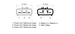 DZE REGULATOR NAPIĘCIA CF MOTO 400/500/800/950/1000 (OEM 0800-177000-30000) DZE ELEKTRYKA