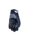 FIVE GLOVES RĘKAWICE SKÓRZANO-TEKSTYLNE TFX3 AIRFLOW KOLOR CZARNY/ŻÓŁTY FLUO ROZMIAR 10 (L) FIVE