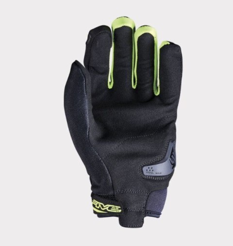 FIVE RĘKAWICE TEKSTYLNE GLOBE EVO KOLOR CZARNY/ŻÓŁTY FLUO ROZMIAR 11 (XL) FIVE
