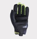 FIVE RĘKAWICE TEKSTYLNE GLOBE EVO KOLOR CZARNY/ŻÓŁTY FLUO ROZMIAR 7 (XS) FIVE