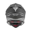 NOX PROMOCJA KASK OFFROAD / TRAIL DUOSPORT (DUAL) N312 TRACK Z SZYBKĄ I BLENDĄ KOLOR CZARNY MAT/SREBRNY ROZMIAR S NOX