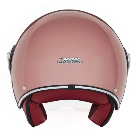 NOX PROMOCJA PREMIUM KASK OTWARTY JET IDOL SOLID KOLOR RÓŻOWY/ZŁOTY ROZMIAR M NOX