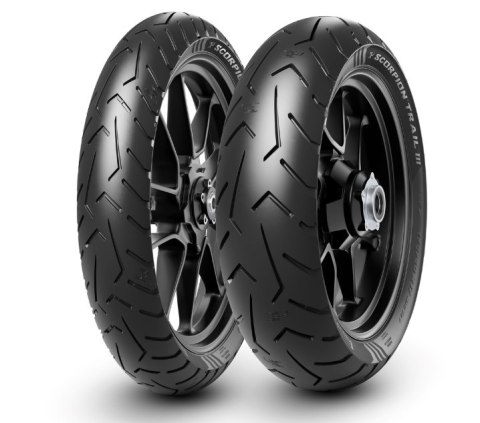 PIRELLI KOMPLET OPON (4255000/26) 110/80R19 SCORPION TRAIL III 59V TL M/C PRZÓD DOT 2026 + (4255600/24) 140/80R17 SCORPION TRAIL PIRELLI