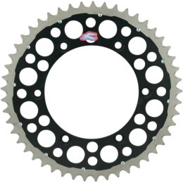 RENTHAL ZĘBATKA TYLNA TWINRING 808 50 (STALOWO-ALUMINIOWA) KOLOR CZARNY SUZUKI RM/RMZ (JTR808.50) (80850) RENTHAL