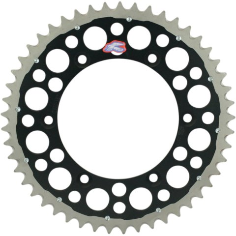 RENTHAL ZĘBATKA TYLNA TWINRING 808 50 (STALOWO-ALUMINIOWA) KOLOR CZARNY SUZUKI RM/RMZ (JTR808.50) (80850) RENTHAL