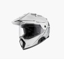 SENA 2026/07 KASK OUTLANDER DUAL SPORT FIBERGLASS Z INTERKOMEM MESH 3.0 DO 2000M ROZMIAR L KOLOR BIAŁY ( ECE R22.06 ) (EL) SENA
