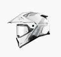 SENA 2026/07 KASK OUTLANDER DUAL SPORT FIBERGLASS Z INTERKOMEM MESH 3.0 DO 2000M ROZMIAR L KOLOR BIAŁY ( ECE R22.06 ) (EL) SENA