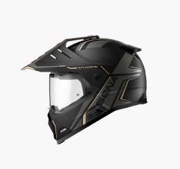 SENA 2026/07 KASK OUTLANDER DUAL SPORT FIBERGLASS Z INTERKOMEM MESH 3.0 DO 2000M ROZMIAR M KOLOR CZARNY MATT ( ECE R22.06 ) (EL) SENA
