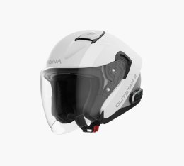 SENA 2026/07 KASK OUTSTAR 2 OTWARTY JET Z INTERKOMEM MESH 3.0 DO 1200M ROZMIAR M KOLOR BIAŁY ( ECE R22.06 ) (EL) SENA