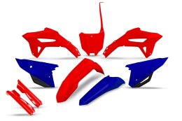 UFO 2026/07 KOMPLET PLASTIKÓW (FULL KIT) Z OSŁONAMI TELESKOPÓW (AMORTYZATORÓW) HONDA CRF 250 R '22-'24, CRF 450 R '21-'24 KOLOR  UFO