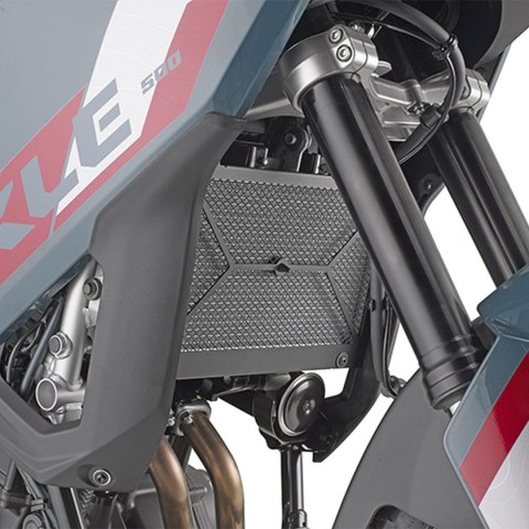 KAPPA 2026/09 OSŁONA CHŁODNICY KAWASAKI KLE 500 / SE '26, KOLOR CZARNY KAPPA
