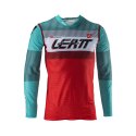 LEATT KOSZULKA MOTO 5.5 ULTRAWELD JERSEY FUEL KOLOR NIEBIESKI/CZERWONY ROZMIAR S LEATT