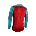 LEATT KOSZULKA MOTO 5.5 ULTRAWELD JERSEY FUEL KOLOR NIEBIESKI/CZERWONY ROZMIAR S LEATT