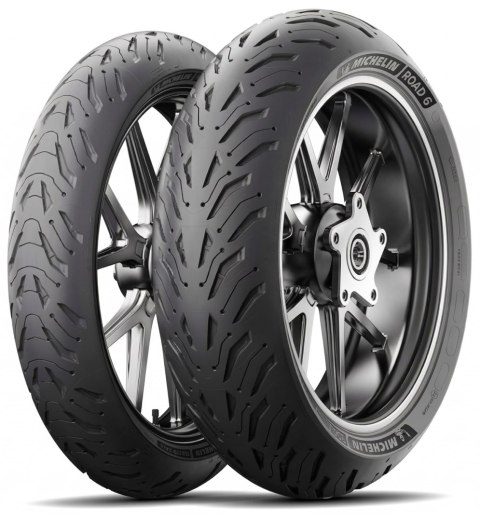 MICHELIN ZZZZ KOMPLET OPON (CAI749529/23) 120/70ZR19 ROAD 6 (60W) TL M/C PRZÓD DOT 2023 + (CAI774473/23) 170/60ZR17 ROAD 6 (72W) MICHELIN