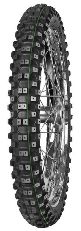 MITAS OPONA 90/90-21 (3.00-21) ENDURO TRAIL-RALLY MH SUPER LIGHT (ZIELONY PASEK) 54R M+S TT PRZÓD DOT 20/2024 (460145) (ZAMIENNI MITAS