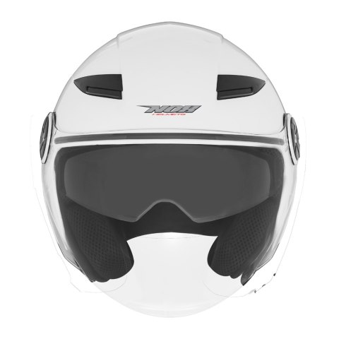 NOX KASK OTWARTY JET Z BLENDĄ N181 SOLID KOLOR BIAŁY POŁYSK ROZMIAR XS NOX