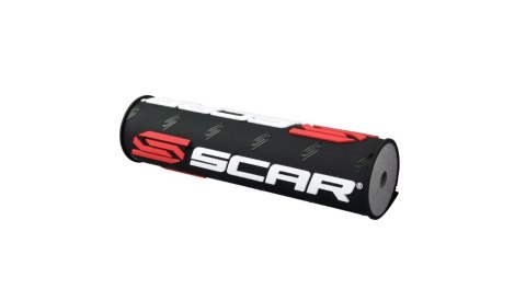 SCAR RACING GĄBKA NA KIEROWNICĘ (POPRZECZKĘ) MINI/DIRT (210MM) KOLOR CZARNY Z LOGO SCAR SCAR