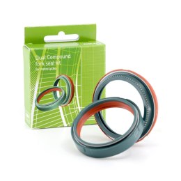 SKF ZESTAW (1 LAGA) USZCZELNIACZY PRZEDNIEGO ZAWIESZENIA (OLEJOWE I PYŁOWE) DUAL COMPOUND (DWUSKŁADNIKOWE) BETA RR 125/480 '15-' SKF