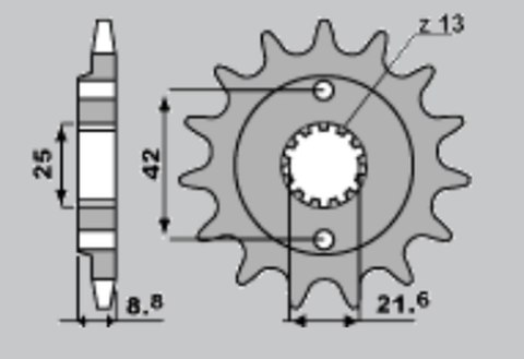 JR ZĘBATKA PRZEDNIA 525 15