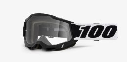 100 PROCENT NOWOŚĆ GOGLE ACCURI 2 GOGGLE BLCK001 - CLEAR LENS - SZYBKA PRZEŻROCZYSTA 100 PROCENT