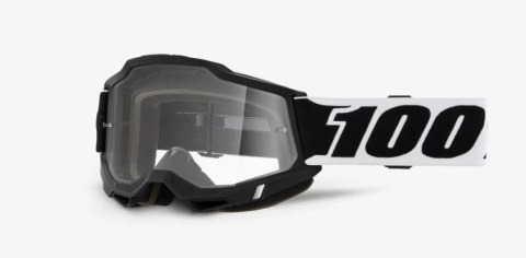 100 PROCENT NOWOŚĆ GOGLE ACCURI 2 GOGGLE BLCK001 - CLEAR LENS - SZYBKA PRZEŻROCZYSTA 100 PROCENT