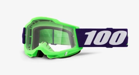 100 PROCENT NOWOŚĆ GOGLE ACCURI 2 GOGGLE SATISFY - CLEAR LENS - SZYBKA PRZEŻROCZYSTA 100 PROCENT
