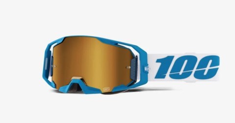 100 PROCENT NOWOŚĆ GOGLE ARMATIC GOGGLE TUCKWELL - TRUE GOLD MIRROR LENS - SZYBKA ZŁOTE LUSTRO 100 PROCENT