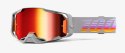 100 PROCENT NOWOŚĆ GOGLE ARMEGA GOGGLE FALLBROOK - RED MIRROR LENS - SZYBKA CZERWONE LUSTRO 100 PROCENT