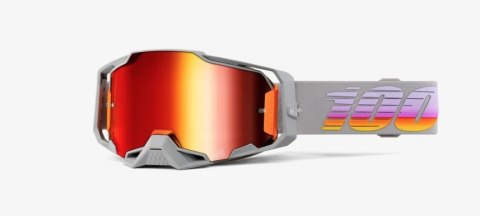 100 PROCENT NOWOŚĆ GOGLE ARMEGA GOGGLE FALLBROOK - RED MIRROR LENS - SZYBKA CZERWONE LUSTRO 100 PROCENT