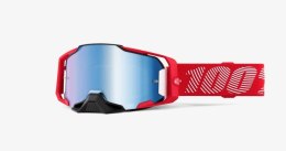 100 PROCENT NOWOŚĆ GOGLE ARMEGA GOGGLE M1 - BLUE MIRROR LENS - SZYBKA NIEBIESKIE LUSTRO 100 PROCENT