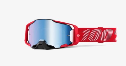 100 PROCENT NOWOŚĆ GOGLE ARMEGA GOGGLE M1 - BLUE MIRROR LENS - SZYBKA NIEBIESKIE LUSTRO 100 PROCENT